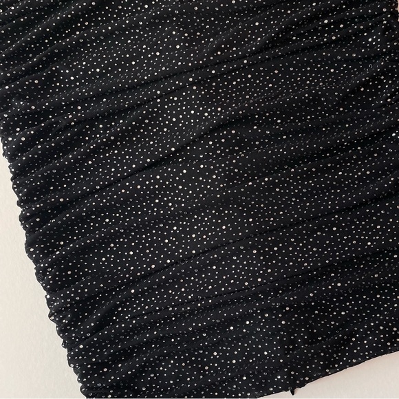 Honey Sparkle Strappy Mesh Dress in Black - Picture 4 of 8